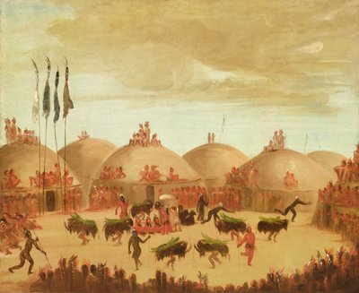 Der Stiertanz von George Catlin